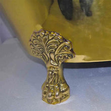 Load image into Gallery viewer, Coppersmith Creations Clawfoot Brass Bath, Roll Top Brass Bathtub - 1830x815mm