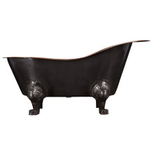 Load image into Gallery viewer, Coppersmith Creations Clawfoot Copper Bath, Roll Top Copper Bathtub - 1830x915mm