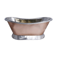 Load image into Gallery viewer, Coppersmith Creations Copper-Nickel Bateau Bath & Basin Bundle - 1680x725mm