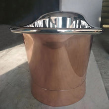 Load image into Gallery viewer, Coppersmith Creations Copper-Nickel Bateau Bath, Roll Top Copper-Nickel Bathtub - 1890x712mm