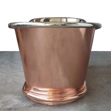 Load image into Gallery viewer, Coppersmith Creations Copper-Nickel Boat Bath, Roll Top Copper-Nickel Bathtub - 1770x740mm