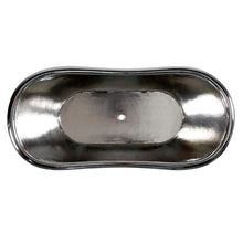Load image into Gallery viewer, Coppersmith Creations Double Slipper Antique Copper-Nickel Bath, Roll Top Hammered Copper-Nickel Bathtub - 1830x815mm