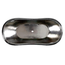 Load image into Gallery viewer, Coppersmith Creations Double Slipper Antique Copper-Nickel Bath, Roll Top Hammered Copper-Nickel Bathtub - 1830x815mm