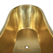 Load image into Gallery viewer, Coppersmith Creations Hammered Brass Bath, Roll Top Brass Bathtub - 1800x800mm