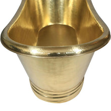 Load image into Gallery viewer, Coppersmith Creations Hammered Brass Bath, Roll Top Brass Bathtub - 1800x800mm