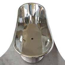 Load image into Gallery viewer, Coppersmith Creations Nickel Boat Bath, Roll Top Nickel Bathtub - 1770x740mm