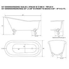 Load image into Gallery viewer, Coppersmith Creations Slipper Antique Copper-Nickel Bath, Roll Top Copper-Nickel Bathtub - 1350x740mm