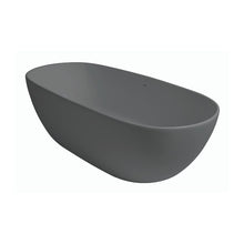 Load image into Gallery viewer, BC Designs Crea Cian Freestanding Double Ended Bath, ColourKast - 1665x780mm BAB076IG Industrial Grey