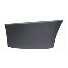 Load image into Gallery viewer, BC Designs Delicata Cian Freestanding Slipper Bath, ColourKast - 1520x715mm BAB020GM Gunmetal
