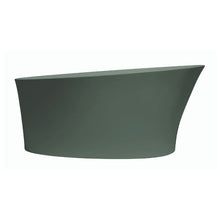 Load image into Gallery viewer, BC Designs Delicata Cian Freestanding Slipper Bath, ColourKast - 1520x715mm BAB020KG Khaki Green