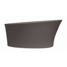 Load image into Gallery viewer, BC Designs Delicata Cian Freestanding Slipper Bath, ColourKast - 1520x715mm BAB020M Mushroom