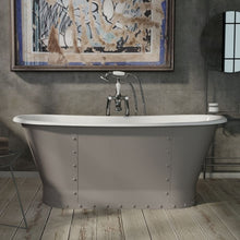 Load image into Gallery viewer, Hurlingham Drayton Cast Iron Freestanding Bath, Painted Roll Top Boat Bath - 1700x670mm renaissanceathome