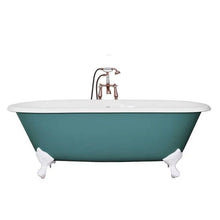 Load image into Gallery viewer, Hurlingham Dryden Cast Iron Freestanding Bath, Painted Roll Top Bath With Feet - 1700x750mm renaissanceathome