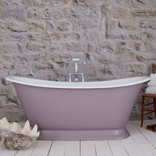 Load image into Gallery viewer, Hurlingham Galleon Cast Iron Freestanding Bath, Painted Roll Top Double Ended Bath - 1675x715mm renaissanceathome