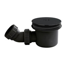 Load image into Gallery viewer, Hudson Reed Fast Flow Shower Waste, Mega Flow Shower Waste Matt Black Waste