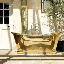 Load image into Gallery viewer, Hurlingham Bulle Brass Roll Top Boat Bath - 1700x740mm renaissanceathome