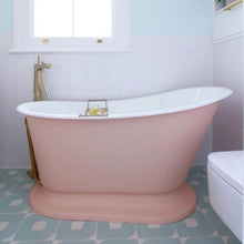 Load image into Gallery viewer, Hurlingham Cameo Freestanding Cast Iron Bath, Painted Roll Top Slipper Bath - 1400x740mm renaissanceathome