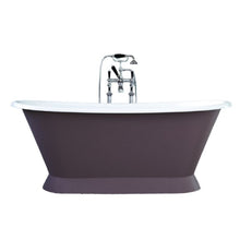 Load image into Gallery viewer, Hurlingham Chaucer Cast Iron Freestanding Bath, Painted Roll Top Boat Bath - 1680x760mm renaissanceathome