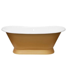 Load image into Gallery viewer, Hurlingham Chaucer Freestanding Cast Iron Bath, Painted Roll Top Boat Bath - 1680x760mm renaissanceathome