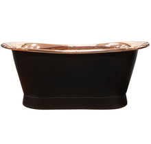 Load image into Gallery viewer, Hurlingham Copper Bathtub, Roll Top Painted Copper Bathtub - 1730x710mm renaissanceathome