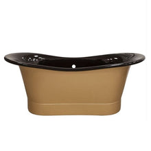 Load image into Gallery viewer, Hurlingham Copper Roll Top Boat Bath, Painted Finish - 1730x710mm Painted Copper Bath renaissanceathome