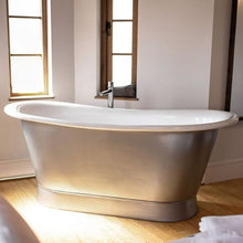 Load image into Gallery viewer, Hurlingham Copper Roll Top Boat Bath, Painted Finish - 1730x710mm Painted Copper Bath  renaissanceathome