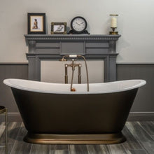 Load image into Gallery viewer, Hurlingham Galleon Freestanding Cast Iron Bath, Painted Roll Top Boat Bath - 1675x715mm renaissanceathome