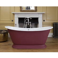 Load image into Gallery viewer, Hurlingham Galleon Freestanding Cast Iron Bath, Painted Roll Top Boat Bath - 1675x715mm renaissanceathome