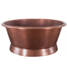 Load image into Gallery viewer, Hurlingham Hammered Baignoire Copper Bath, Roll Top Antique Copper Round Bathtub - 1500mm SS147 renaissanceathome