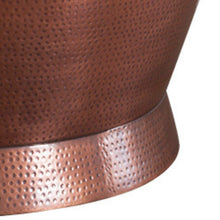Load image into Gallery viewer, Hurlingham Hammered Baignoire Copper Bath, Roll Top Antique Copper Round Bathtub - 1500mm SS147 renaissanceathome