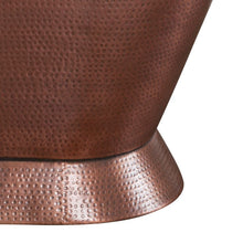 Load image into Gallery viewer, Hurlingham Hammered Copper Bateau Bath, Roll Top Copper Hammered Bathtub - 1670x720mm SS107 renaissanceathome
