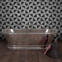 Load image into Gallery viewer, Hurlingham Zille Nickel Roll Top Boat Bath - 1940x870mm renaissanceathome