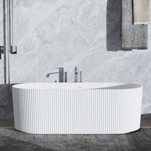 Load image into Gallery viewer, Indulgent Bathing Acacia Freestanding Textured Bath, Double Ended Painted Bathtub - 1700x800mm