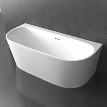 Load image into Gallery viewer, Indulgent Bathing Aspen Acrylic Bath, Back-To-Wall Bathtub, Painted Bathtub - 1700x800mm WS206