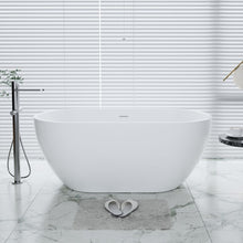 Load image into Gallery viewer, Indulgent Bathing Bay Freestanding Bath, Double Ended Oval Painted Bathtub - 1500x780mm