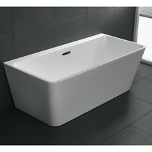 Load image into Gallery viewer, Indulgent Bathing Myrtle Acrylic Bath, Back-To-Wall Bathtub, Painted Bathtub - 1500x780mm
