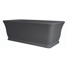 Load image into Gallery viewer, BC Designs Magnus Cian Freestanding Roll Top Bath, ColourKast - 1680x750mm BAB025GM Gunmetal