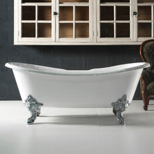 Load image into Gallery viewer, Arroll Milan Cast Iron Freestanding Bath, Painted Roll Top Cast Iron Bath - 1800x790mm