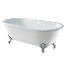 Load image into Gallery viewer, Arroll Moulin Cast Iron Freestanding Bath, Painted Roll Top Cast Iron Bath With Feet - 1900x770mm