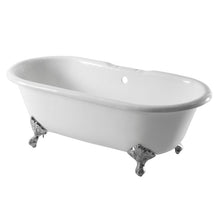 Load image into Gallery viewer, Arroll Moulin Cast Iron Freestanding Bath, Painted Roll Top Cast Iron Bath With Feet - 1900x770mm