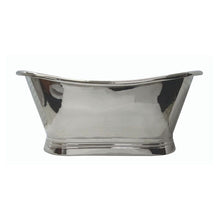 Load image into Gallery viewer, BC Designs Nickel Roll Top Boat Bath & Nickel Basin Bundle BAC020 BAC025 BAC060