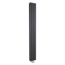 Load image into Gallery viewer, Nuie Revive Compact Radiator, Double Panel Design Radiator - 1800x237mm Anthracite HRE009 Gloss White HRE007 Gloss White
