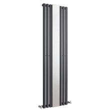 Load image into Gallery viewer, Nuie Revive Radiator With Mirror, Single Panel Design Radiator - 1800x499mm Anthracite HLA78