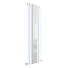 Load image into Gallery viewer, Nuie Revive Radiator With Mirror, Single Panel Design Radiator - 1800x499mm Gloss White HL330