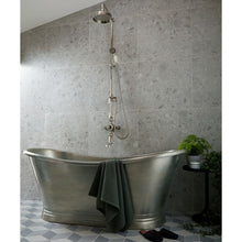 Load image into Gallery viewer, BC Designs Tin Bath, Tin Roll Top Boat Bath - 1500x725mm BAC035 BAC030 BAC065