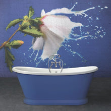 Load image into Gallery viewer, BC Designs Boat Bath Polished White Roll Top 1580x750mm BAS063