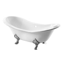Load image into Gallery viewer, Arroll Villandry Cast Iron Freestanding Bath, Painted Roll Top Cast Iron Bath With Feet - 1820x762mm