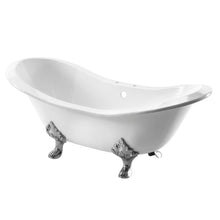 Load image into Gallery viewer, Arroll Villandry Cast Iron Freestanding Bath, Painted Roll Top Cast Iron Bath With Feet - 1820x762mm