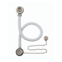 Load image into Gallery viewer, BC Designs Concealed Plug & Chain Bath Waste WAS025 Brushed Nickel