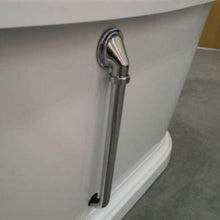 Load image into Gallery viewer, BC Designs Exposed Bath Waste Plug & Chain With Overflow Pipe WAS030 Polished Chrome